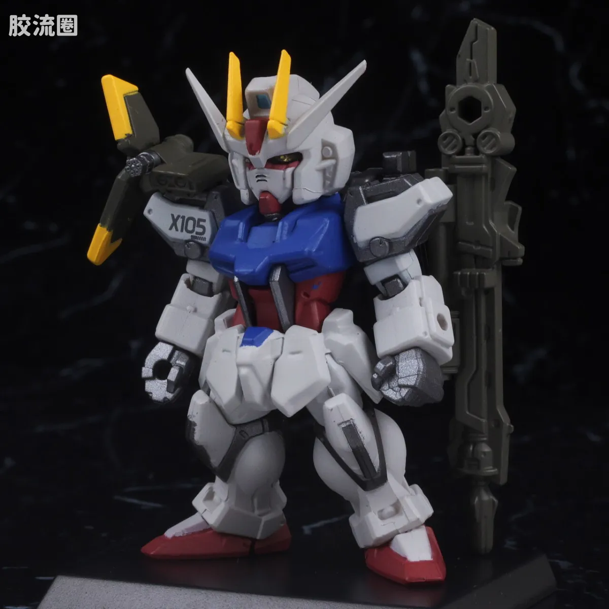 新FW系列食玩 GUNDAM CONVERGE CORE 强袭高达 全武器套装 - 图片