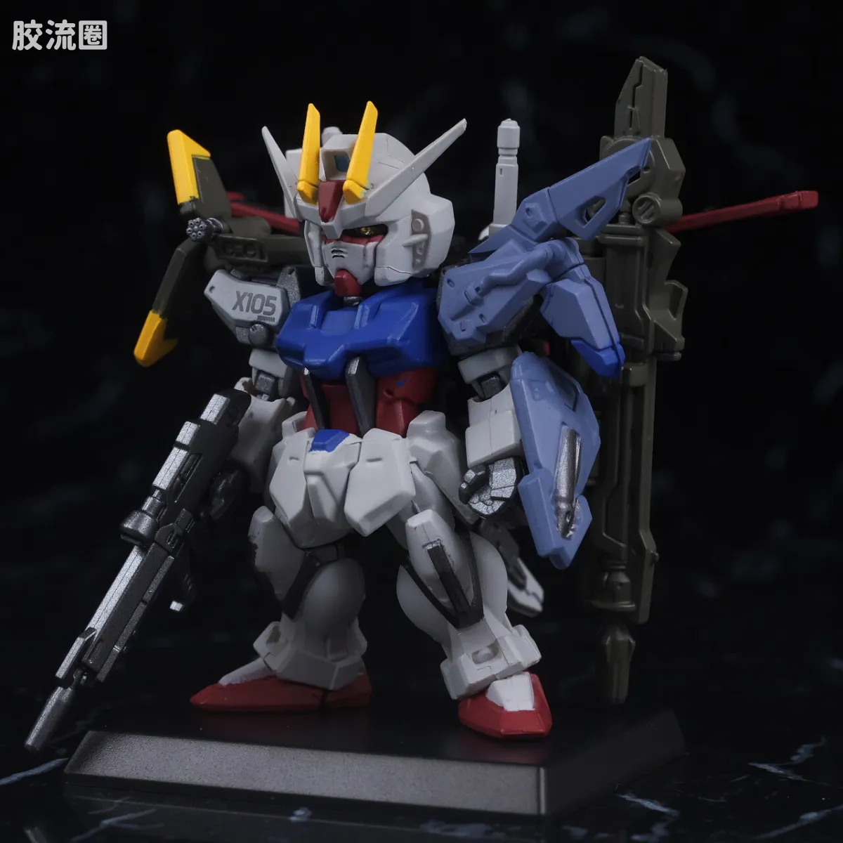 新FW系列食玩 GUNDAM CONVERGE CORE 强袭高达 全武器套装 - 图片