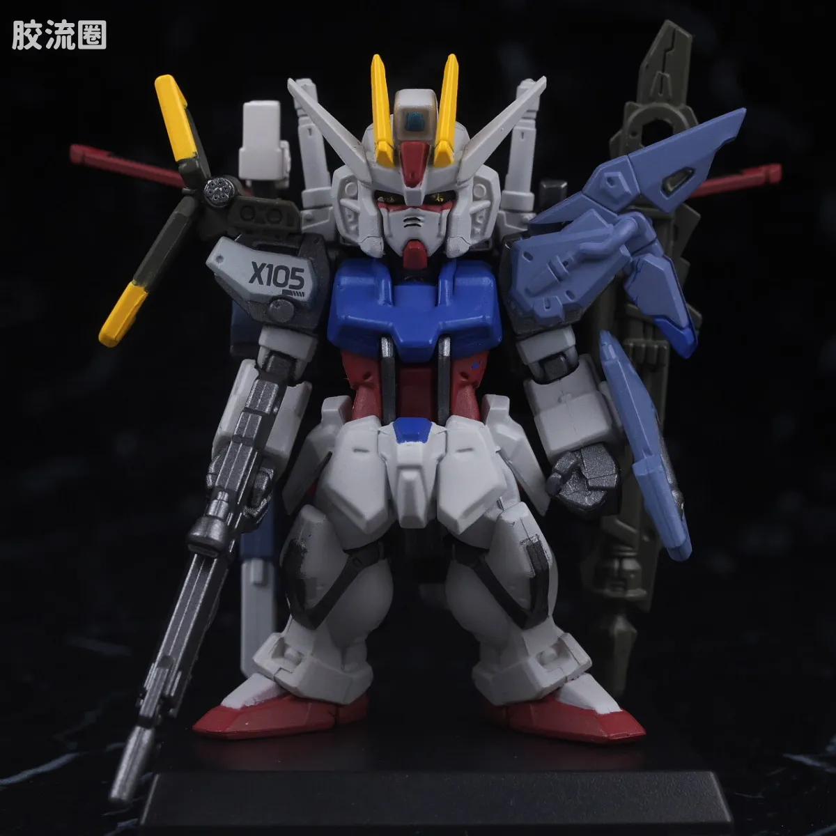 新FW系列食玩 GUNDAM CONVERGE CORE 强袭高达 全武器套装 - 图片