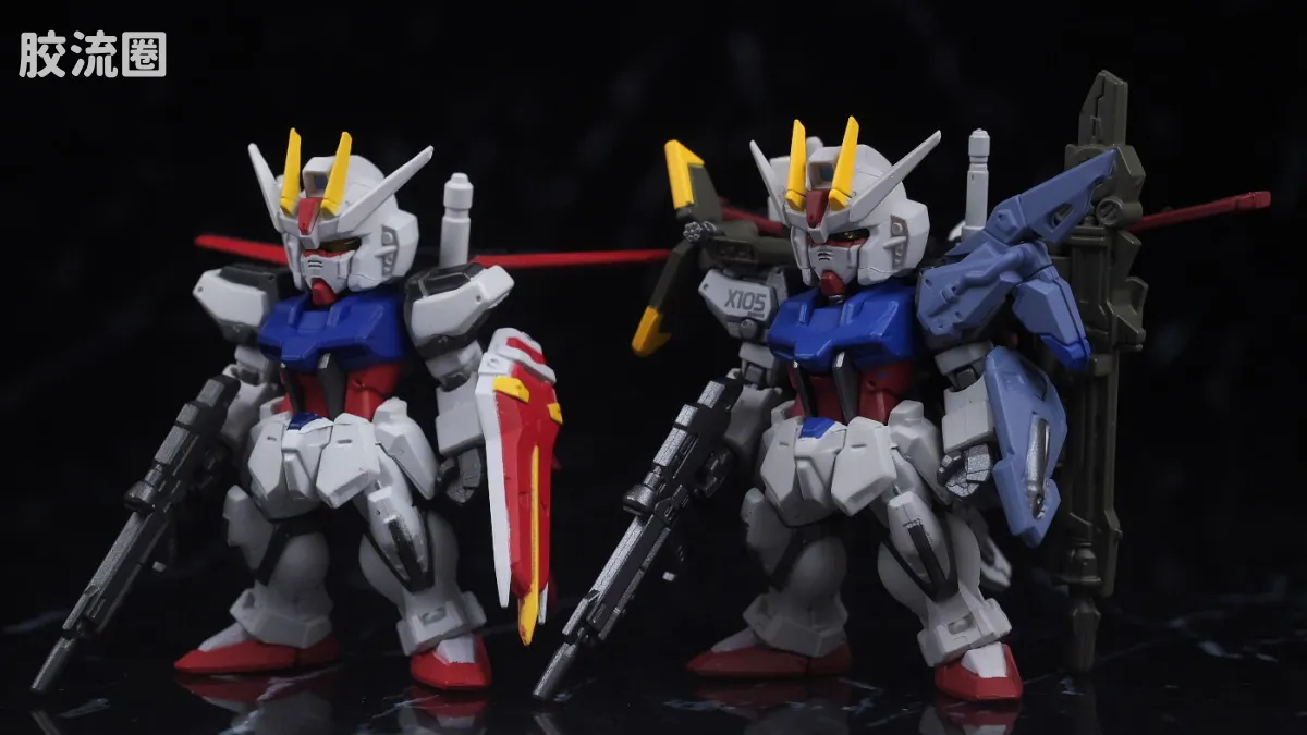 新FW系列食玩 GUNDAM CONVERGE CORE 强袭高达 全武器套装 - 图片
