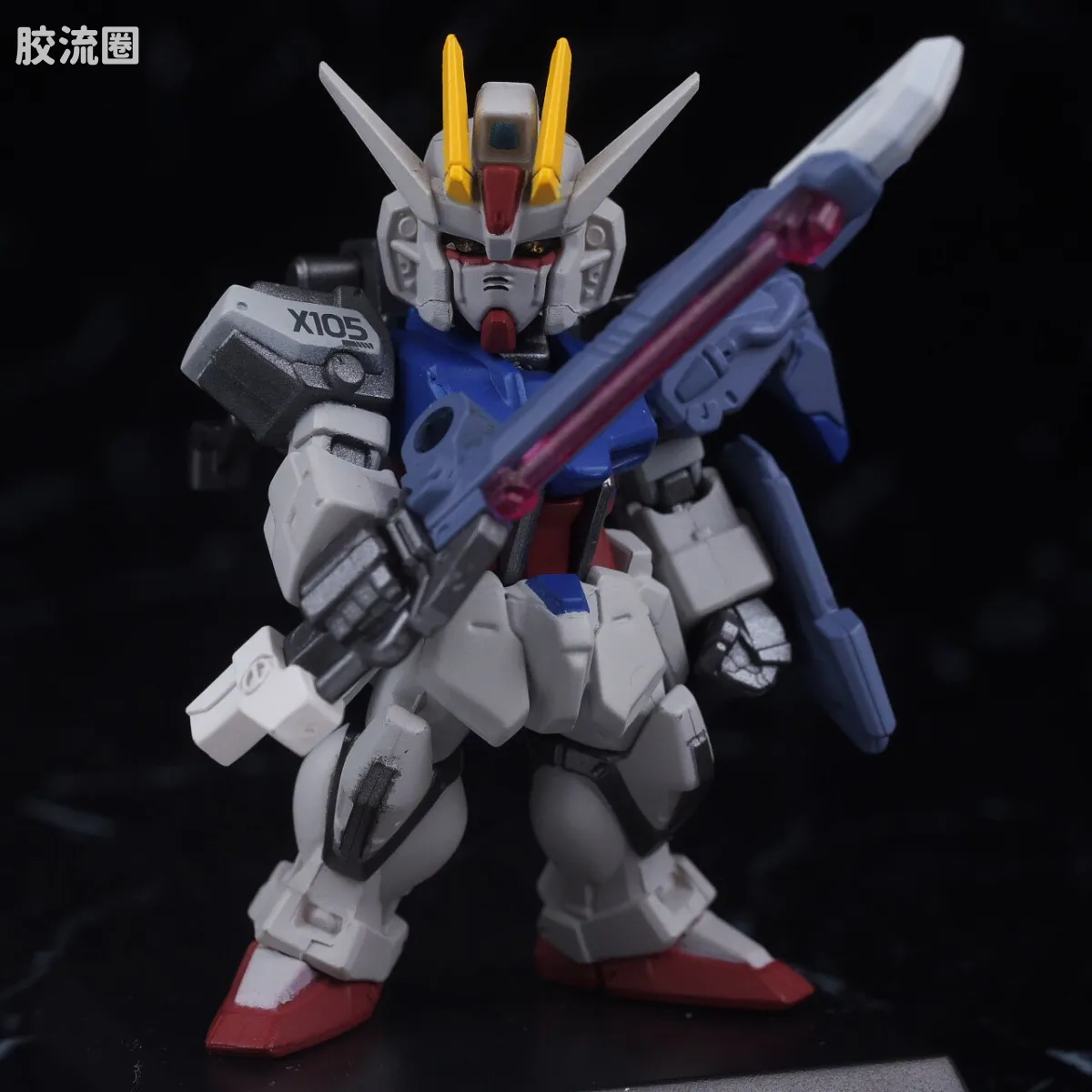 新FW系列食玩 GUNDAM CONVERGE CORE 强袭高达 全武器套装 - 图片