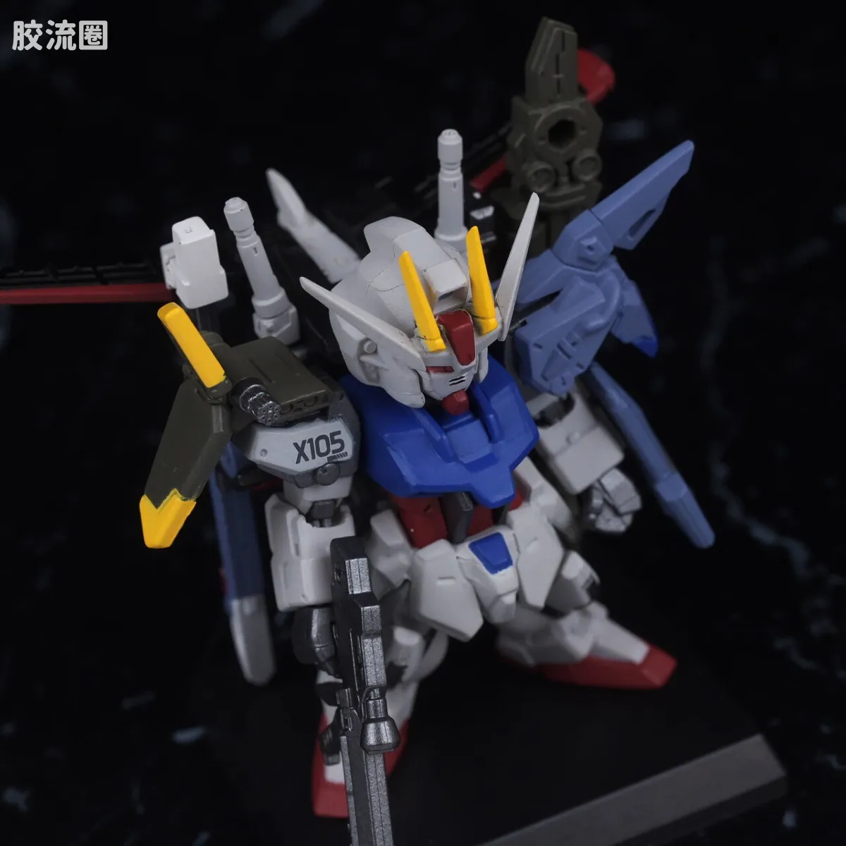 新FW系列食玩 GUNDAM CONVERGE CORE 强袭高达 全武器套装 - 图片