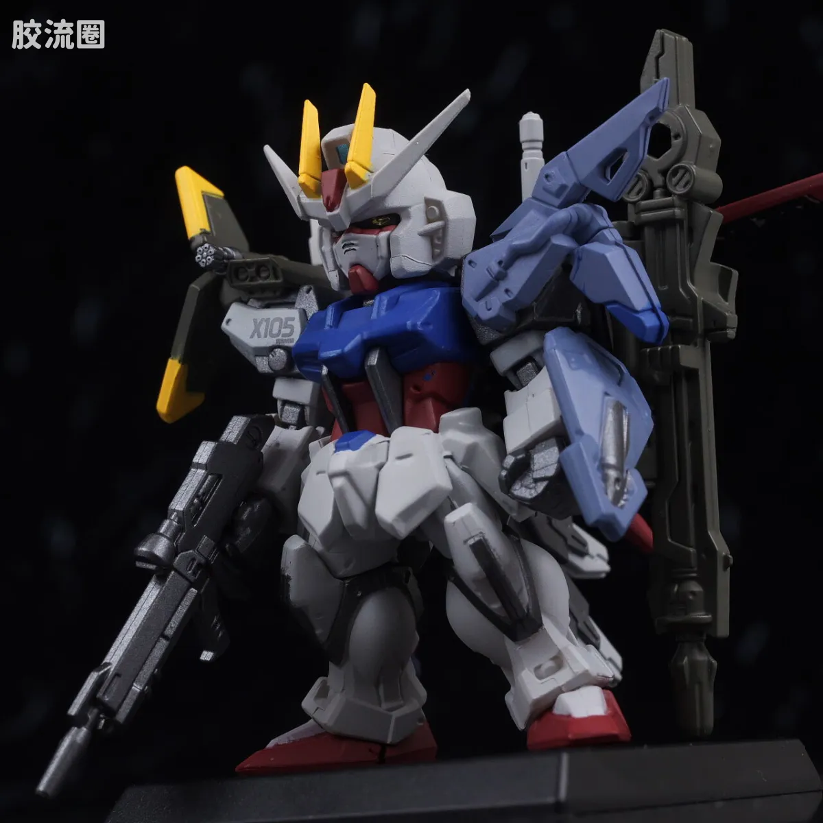 新FW系列食玩 GUNDAM CONVERGE CORE 强袭高达 全武器套装 - 图片