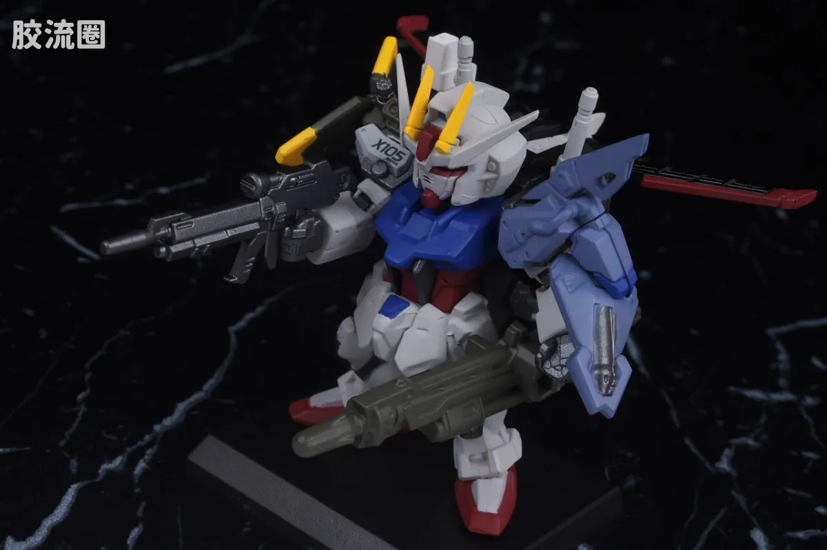 新FW系列食玩 GUNDAM CONVERGE CORE 强袭高达 全武器套装 - 图片