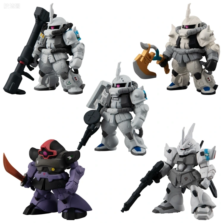 新FW系列食玩 GUNDAM CONVERGE CORE 所罗门的白狼套装 - 图片