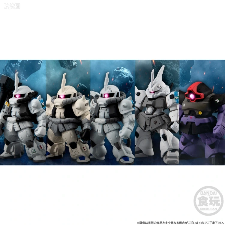 新FW系列食玩 GUNDAM CONVERGE CORE 所罗门的白狼套装 - 图片