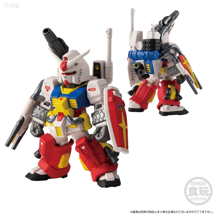 新FW系列食玩 GUNDAM CONVERGE CORE 完美高达＆完美吉恩号套装 - 图片