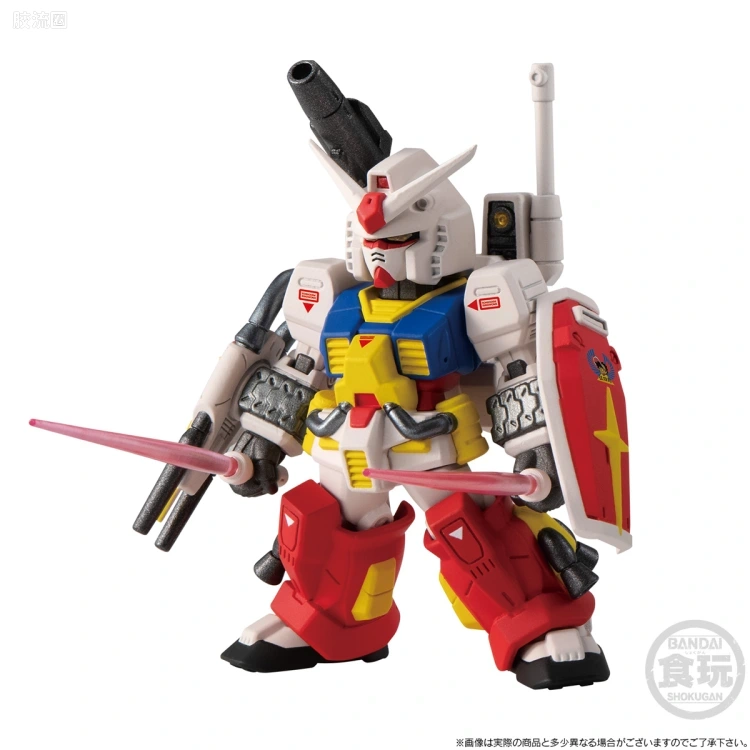 新FW系列食玩 GUNDAM CONVERGE CORE 完美高达＆完美吉恩号套装 - 图片