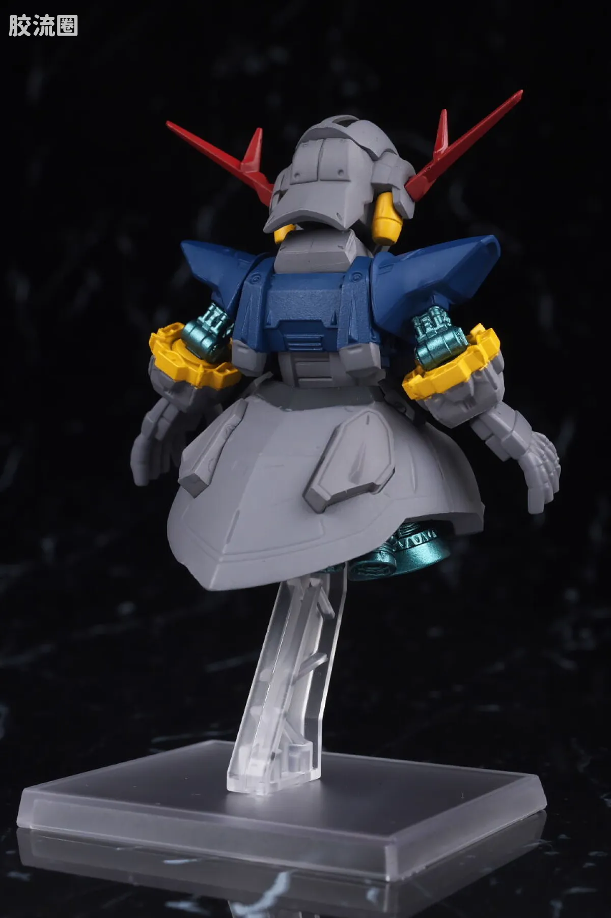 新FW系列食玩 GUNDAM CONVERGE CORE 完美高达＆完美吉恩号套装 - 图片
