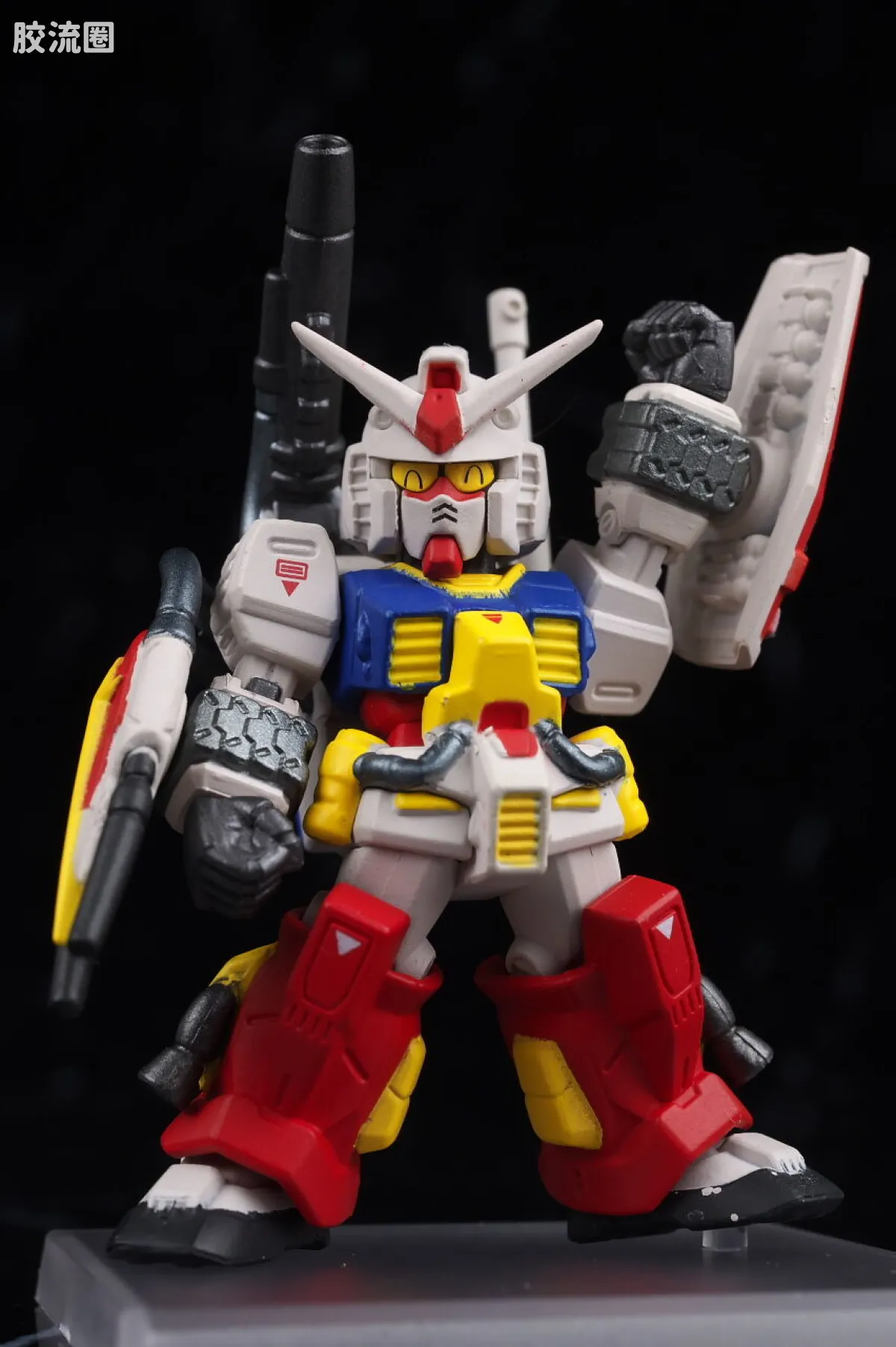 新FW系列食玩 GUNDAM CONVERGE CORE 完美高达＆完美吉恩号套装 - 图片