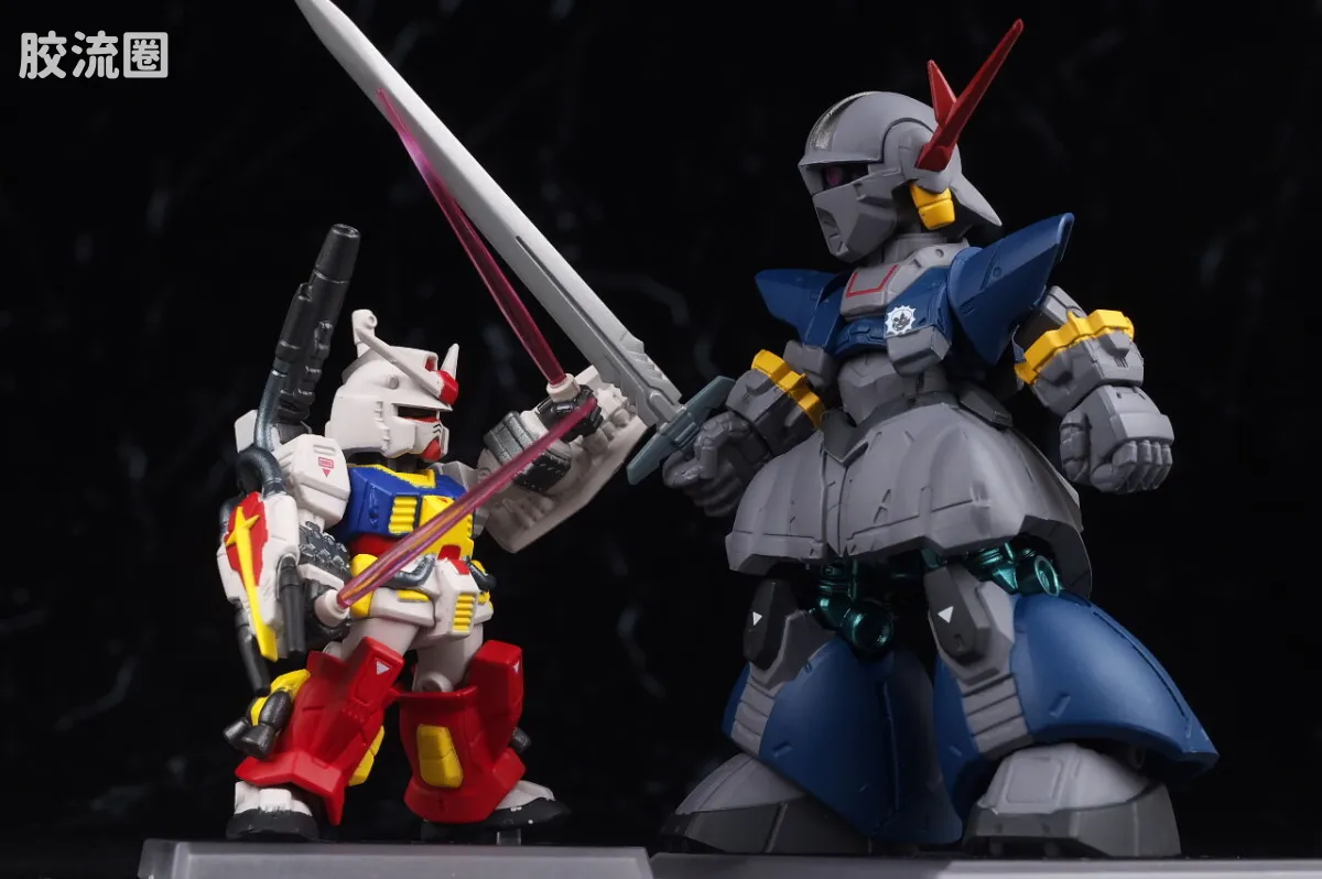 新FW系列食玩 GUNDAM CONVERGE CORE 完美高达＆完美吉恩号套装 - 图片