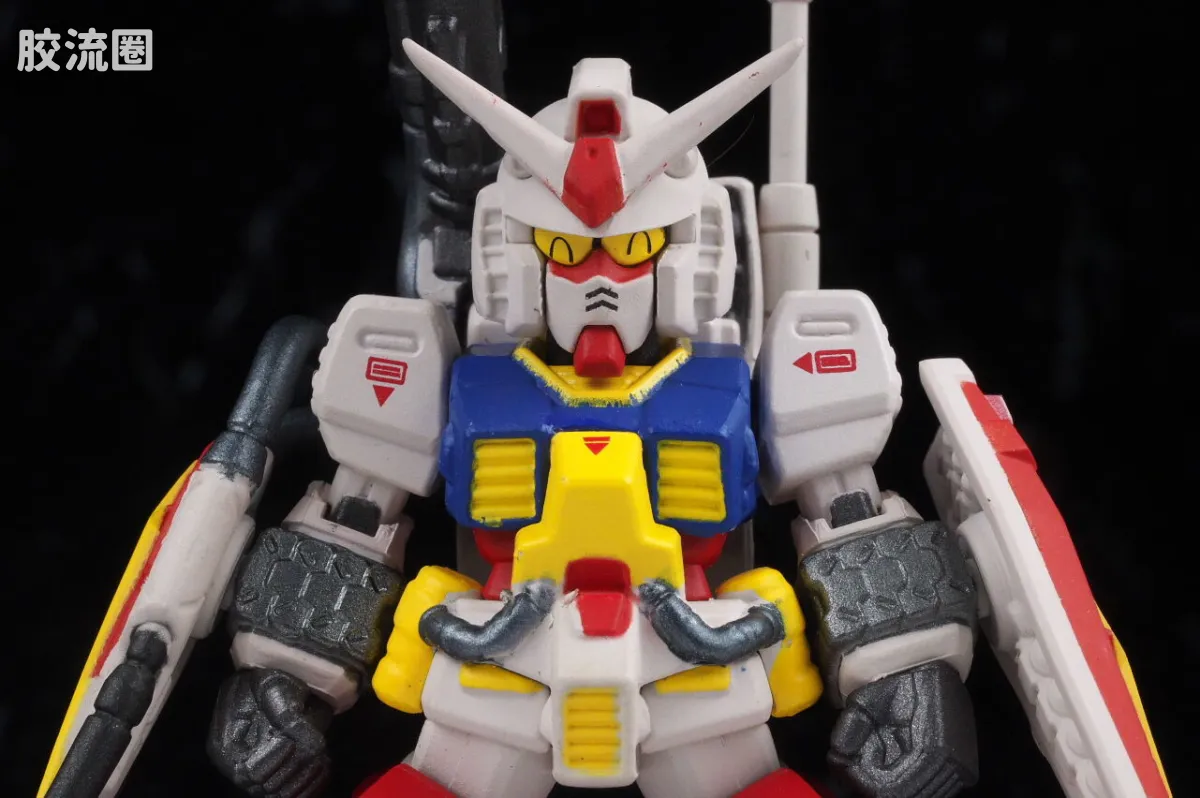 新FW系列食玩 GUNDAM CONVERGE CORE 完美高达＆完美吉恩号套装 - 图片