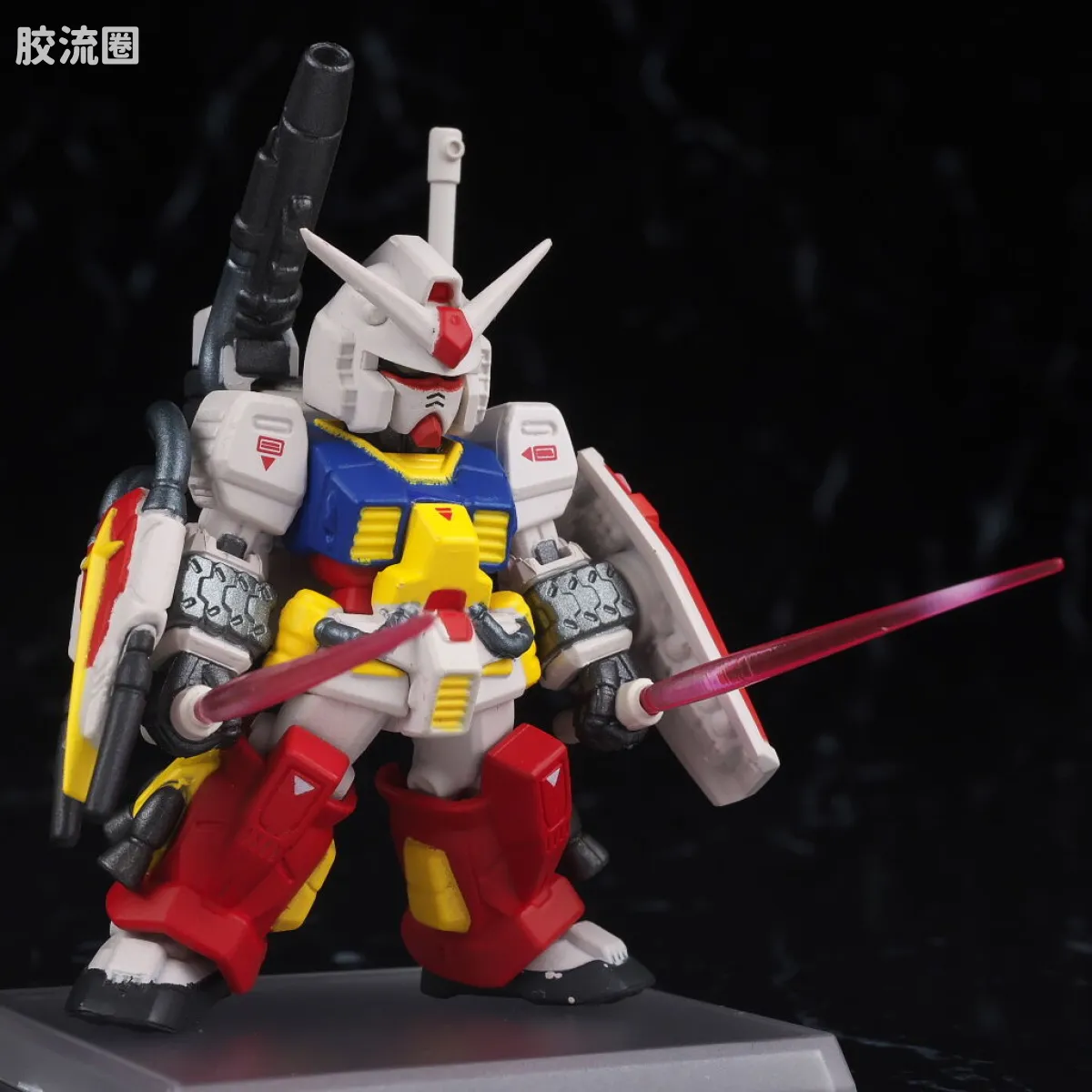 新FW系列食玩 GUNDAM CONVERGE CORE 完美高达＆完美吉恩号套装 - 图片
