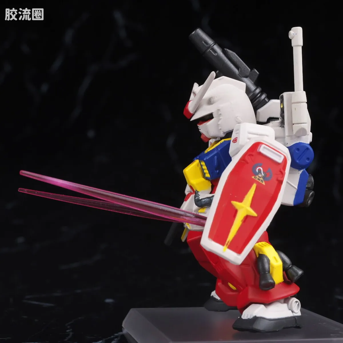 新FW系列食玩 GUNDAM CONVERGE CORE 完美高达＆完美吉恩号套装 - 图片
