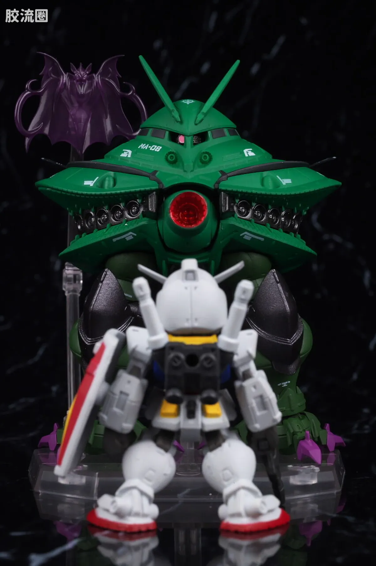 新FW系列食玩 GUNDAM CONVERGE CORE 大扎姆&核心喷射机 - 图片