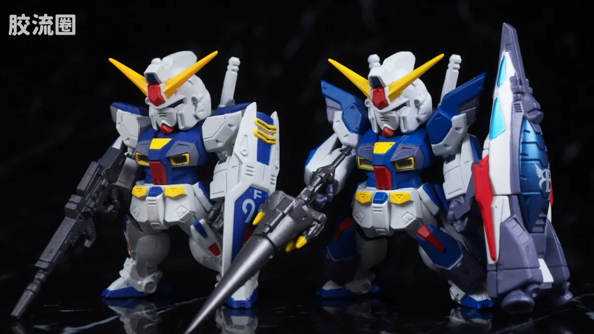 新FW系列食玩 GUNDAM CONVERGE CORE 机动战士海盗高达 钢铁的7人 B队套装 - 图片