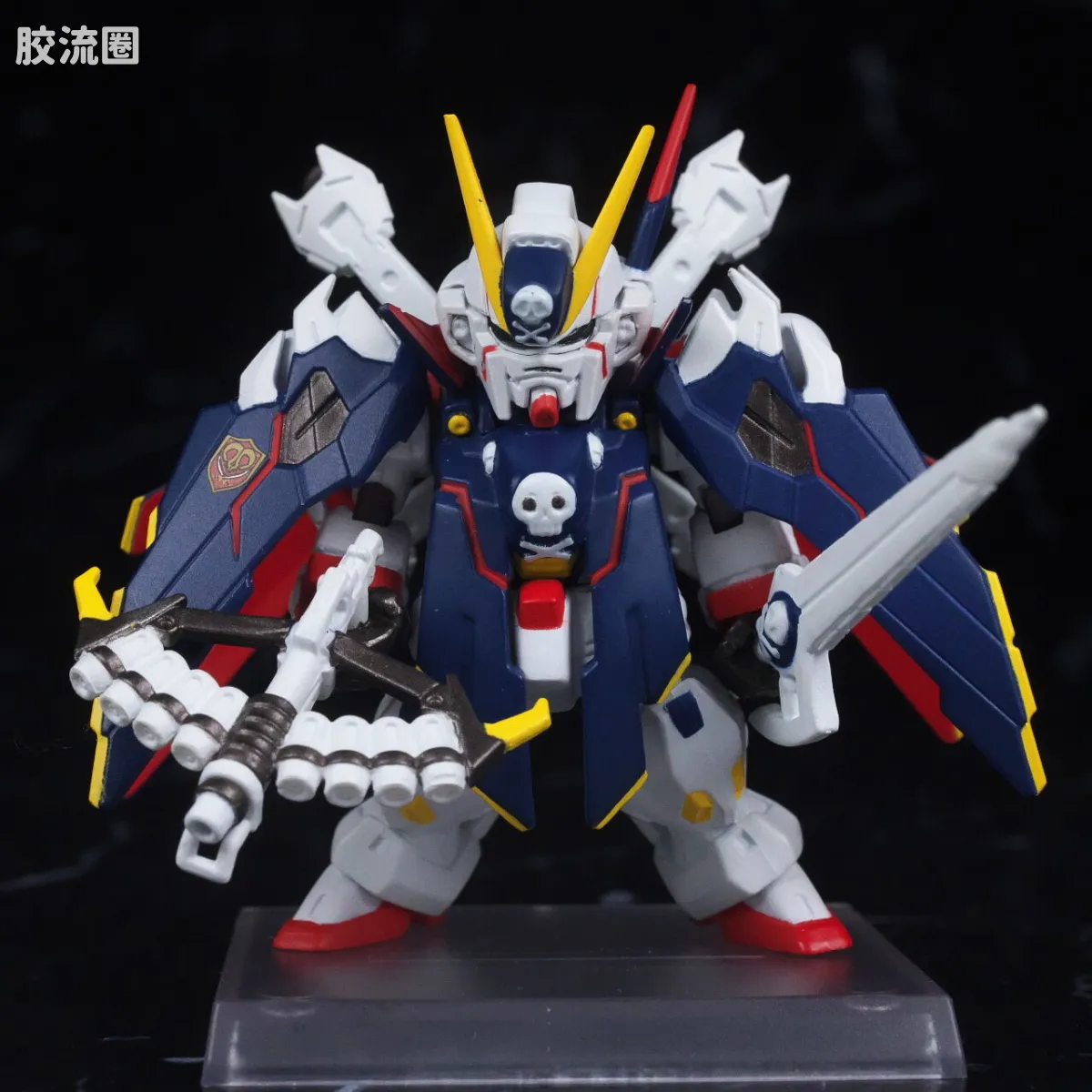 新FW系列食玩 GUNDAM CONVERGE CORE 机动战士海盗高达 钢铁的7人 B队套装 - 图片