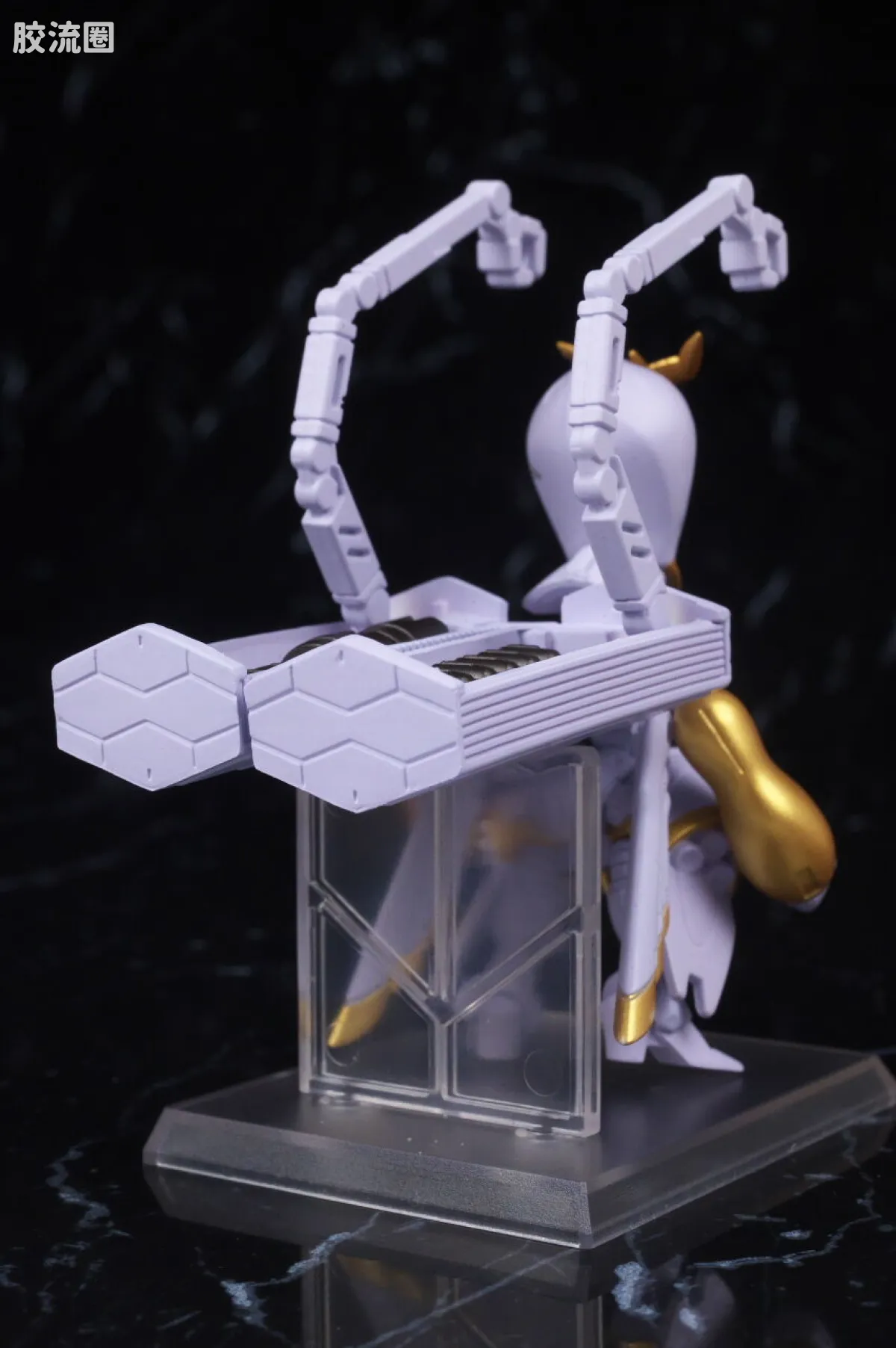 新FW系列食玩 GUNDAM CONVERGE CORE 机动战士海盗高达 钢铁的7人 安杰尔·迪欧纳&伊卡洛斯套装 - 图片