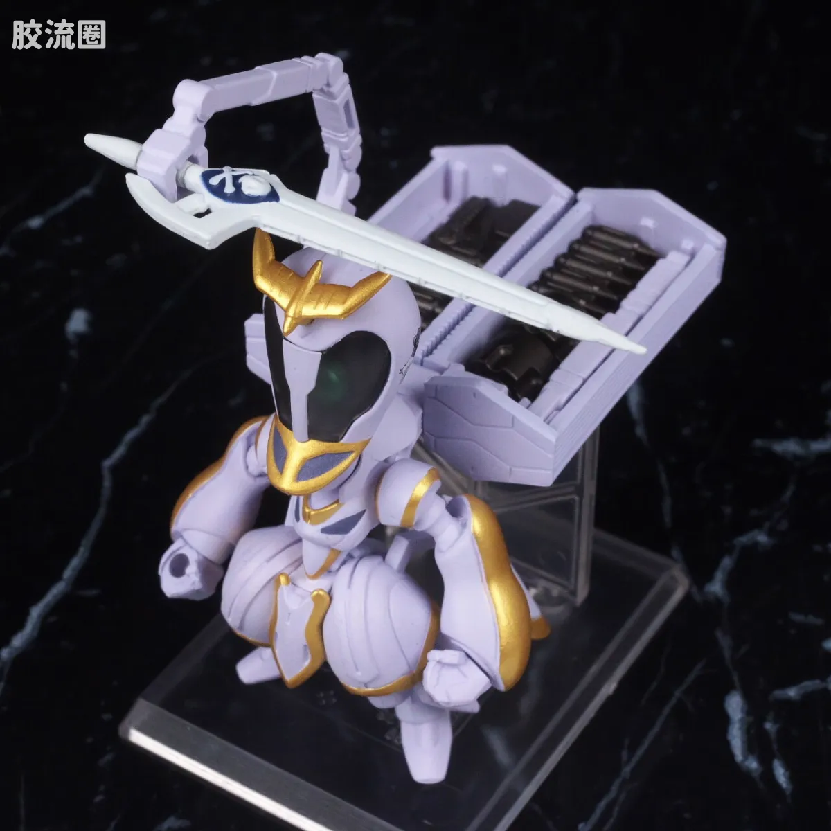 新FW系列食玩 GUNDAM CONVERGE CORE 机动战士海盗高达 钢铁的7人 安杰尔·迪欧纳&伊卡洛斯套装 - 图片