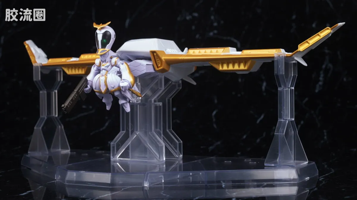 新FW系列食玩 GUNDAM CONVERGE CORE 机动战士海盗高达 钢铁的7人 安杰尔·迪欧纳&伊卡洛斯套装 - 图片