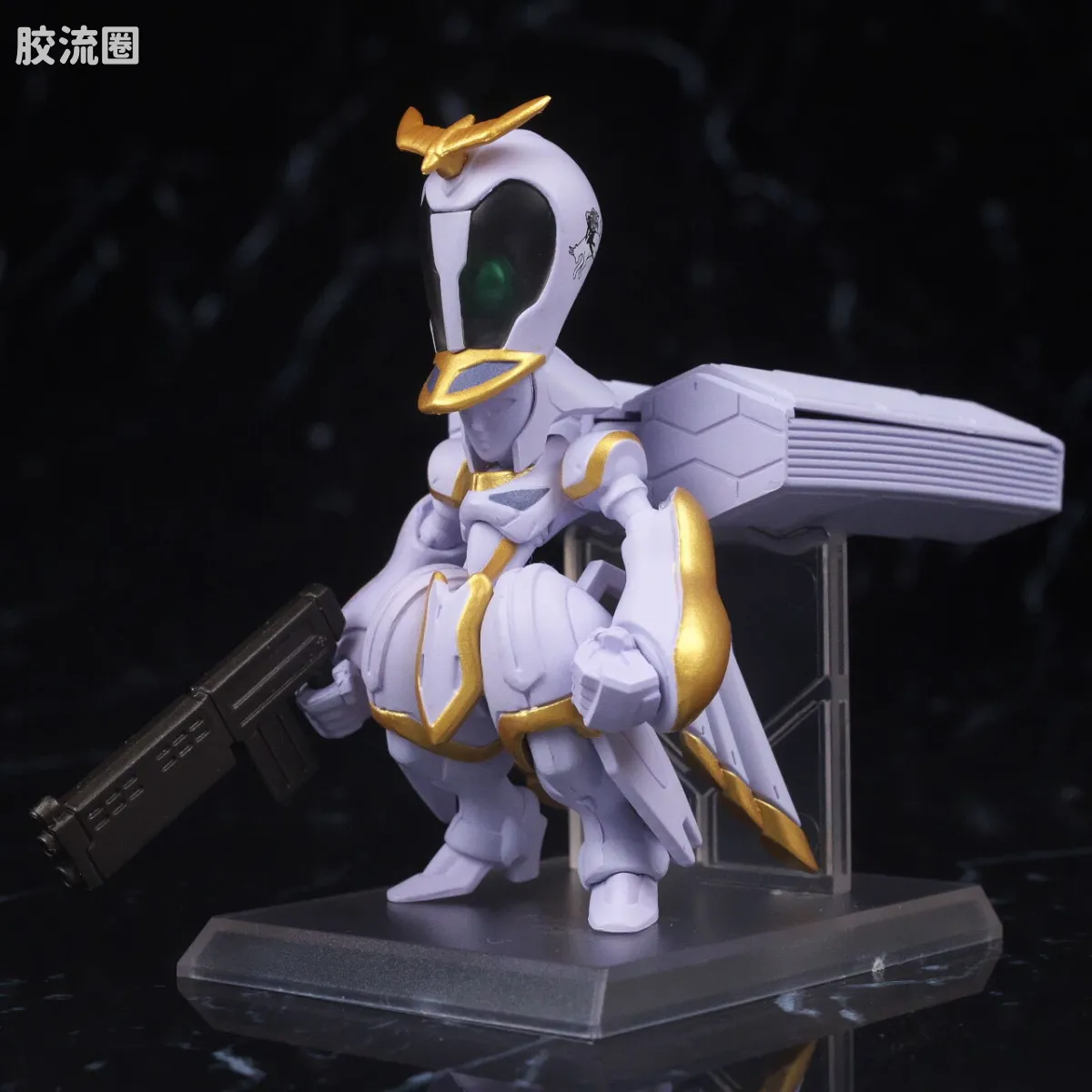 新FW系列食玩 GUNDAM CONVERGE CORE 机动战士海盗高达 钢铁的7人 安杰尔·迪欧纳&伊卡洛斯套装 - 图片