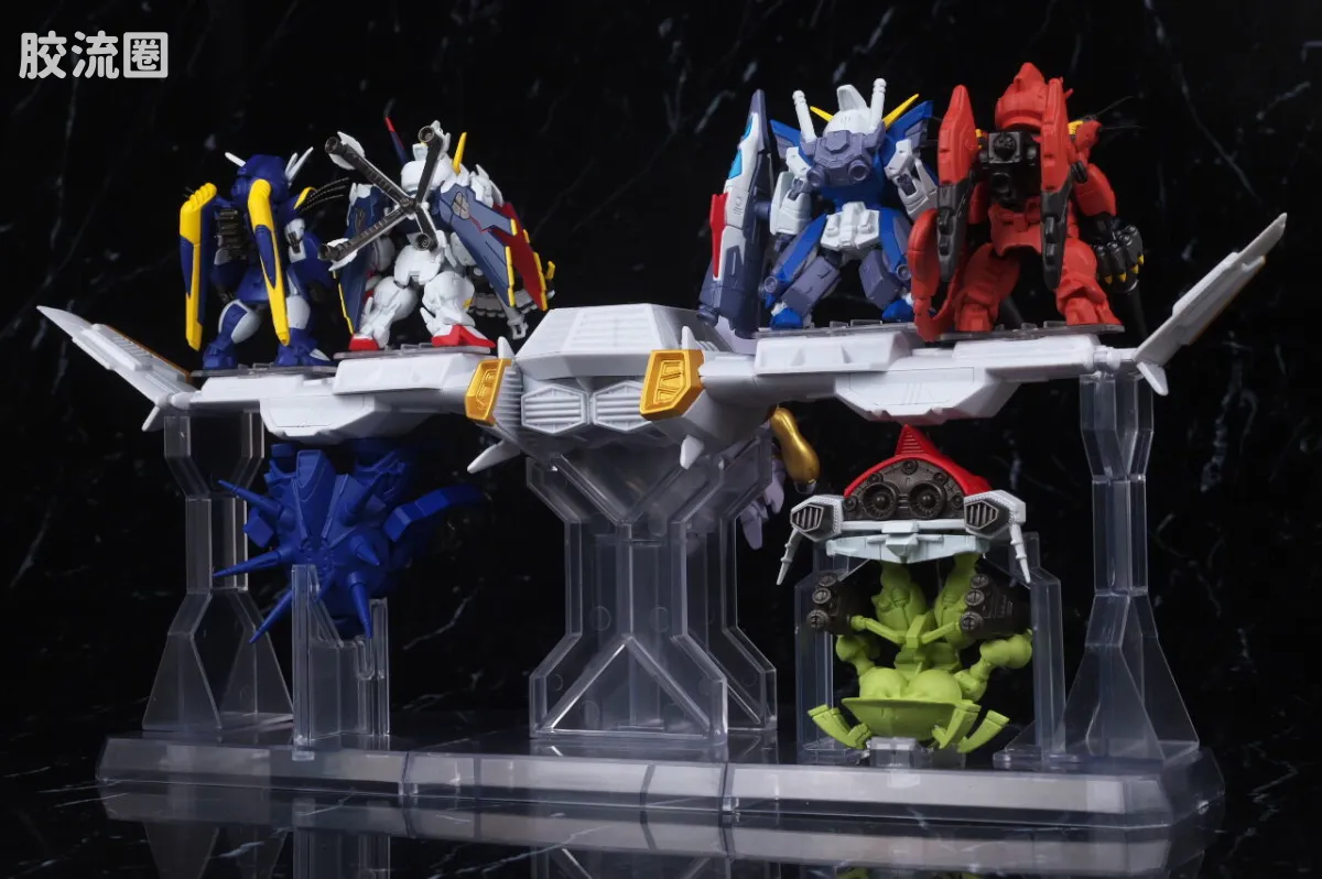 新FW系列食玩 GUNDAM CONVERGE CORE 机动战士海盗高达 钢铁的7人 安杰尔·迪欧纳&伊卡洛斯套装 - 图片