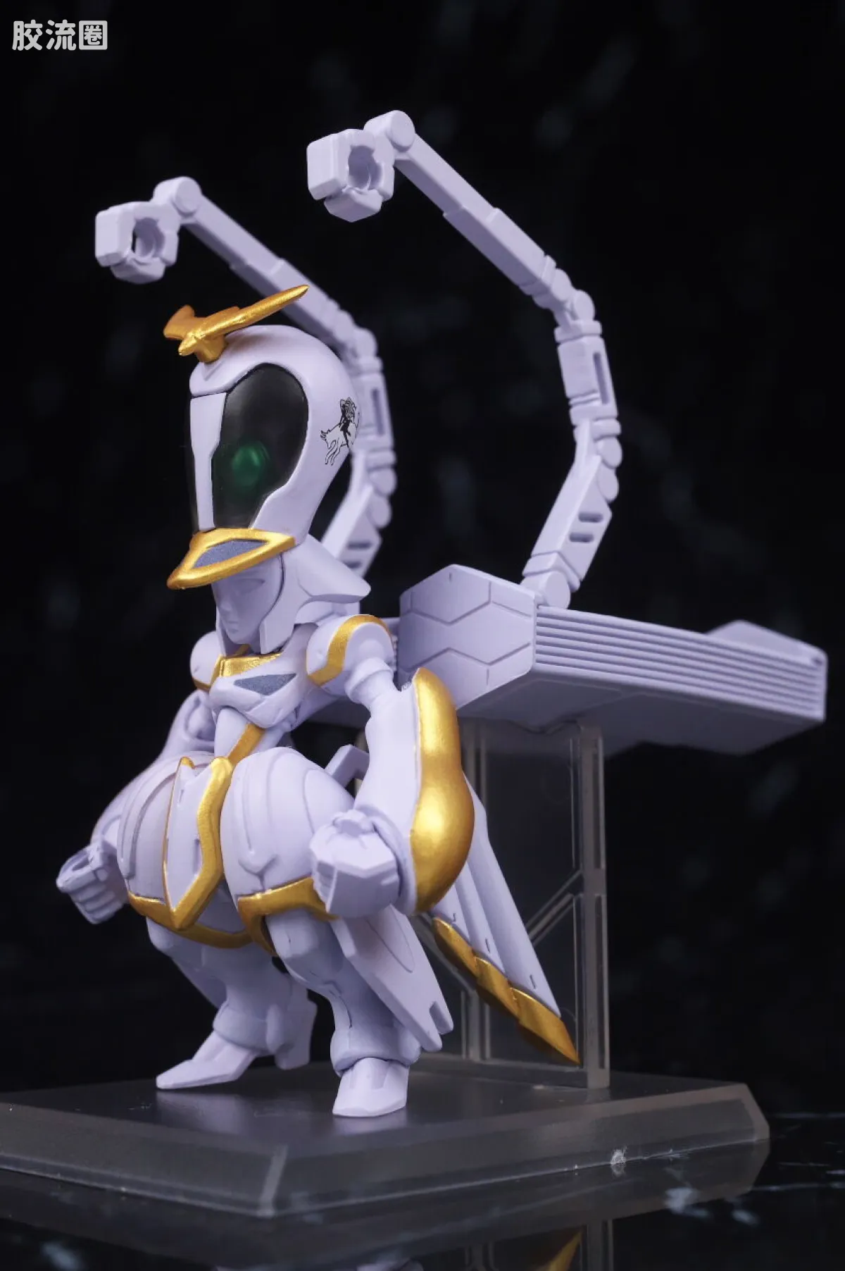 新FW系列食玩 GUNDAM CONVERGE CORE 机动战士海盗高达 钢铁的7人 安杰尔·迪欧纳&伊卡洛斯套装 - 图片
