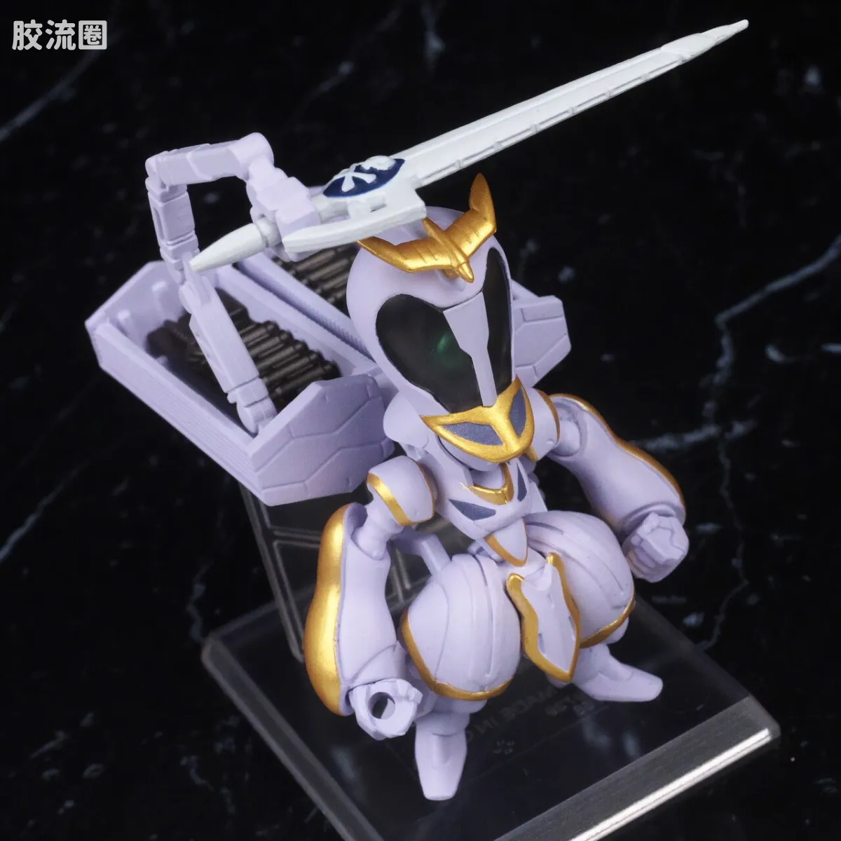 新FW系列食玩 GUNDAM CONVERGE CORE 机动战士海盗高达 钢铁的7人 安杰尔·迪欧纳&伊卡洛斯套装 - 图片