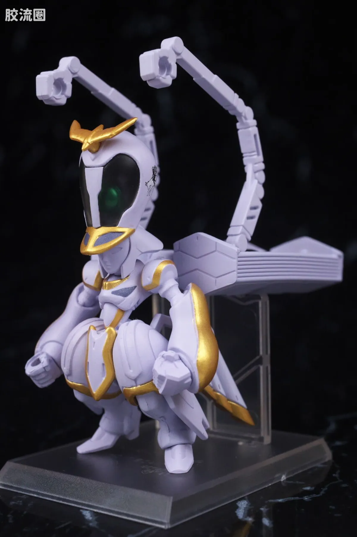 新FW系列食玩 GUNDAM CONVERGE CORE 机动战士海盗高达 钢铁的7人 安杰尔·迪欧纳&伊卡洛斯套装 - 图片