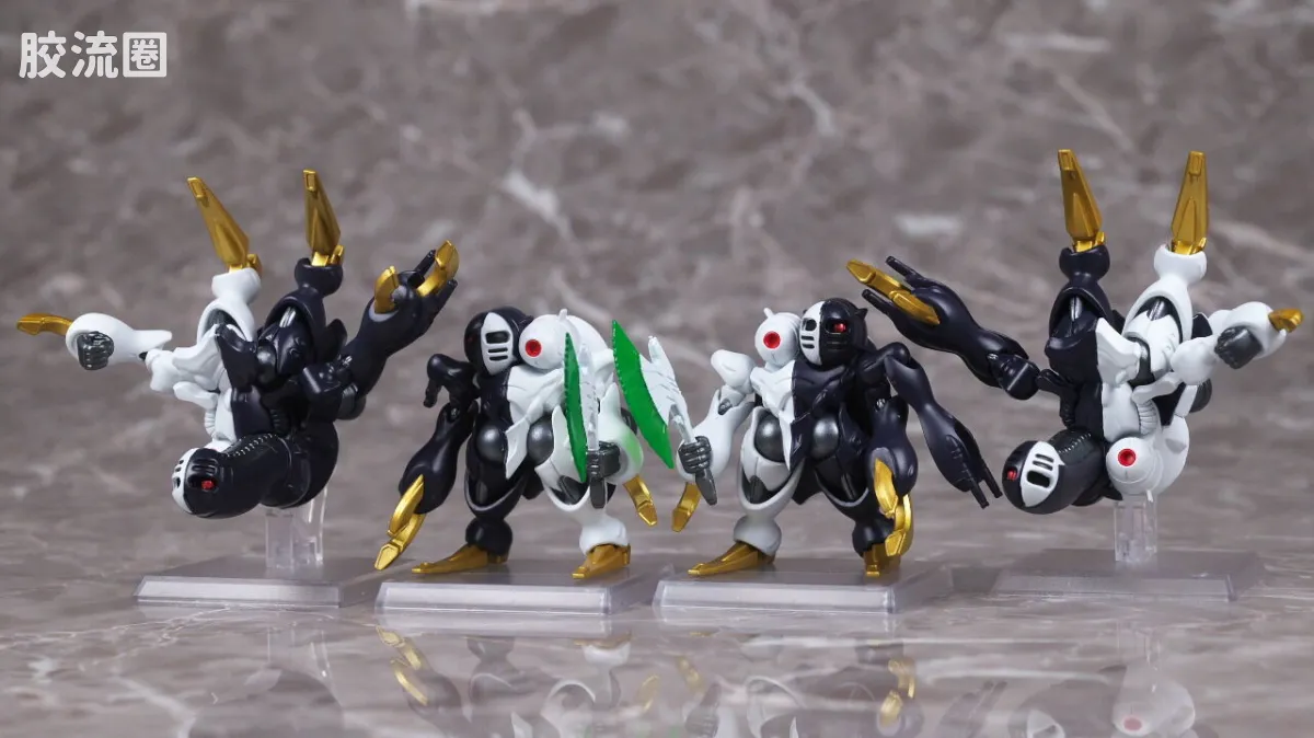 新FW系列食玩 GUNDAM CONVERGE CORE 机动战士海盗高达 钢铁的7人 迪奇托斯套装 - 图片