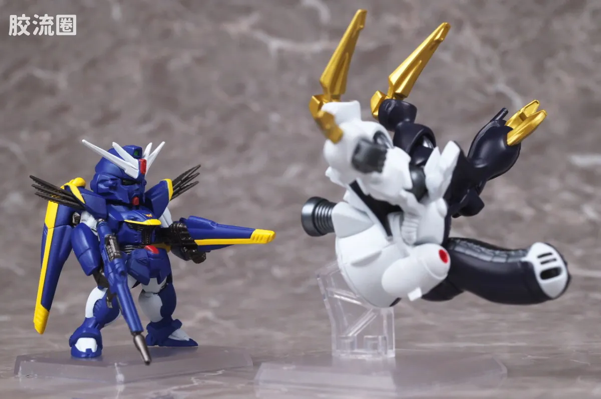 新FW系列食玩 GUNDAM CONVERGE CORE 机动战士海盗高达 钢铁的7人 迪奇托斯套装 - 图片