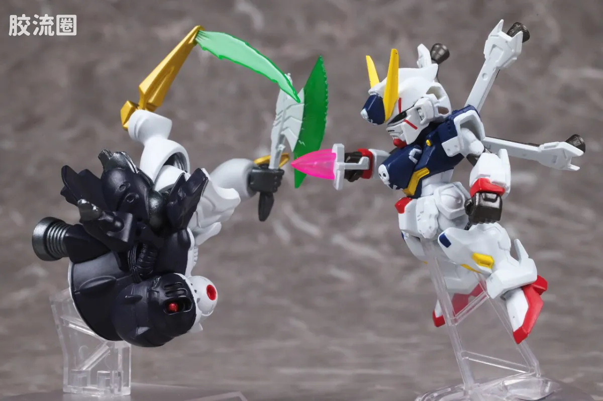 新FW系列食玩 GUNDAM CONVERGE CORE 机动战士海盗高达 钢铁的7人 迪奇托斯套装 - 图片
