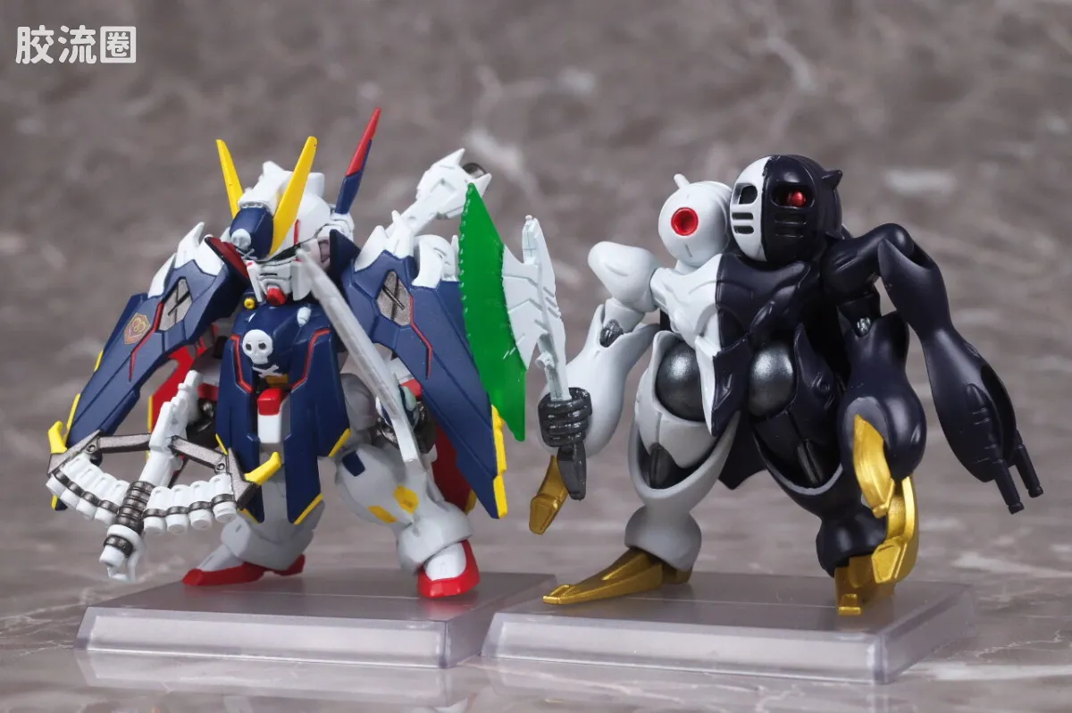 新FW系列食玩 GUNDAM CONVERGE CORE 机动战士海盗高达 钢铁的7人 迪奇托斯套装 - 图片