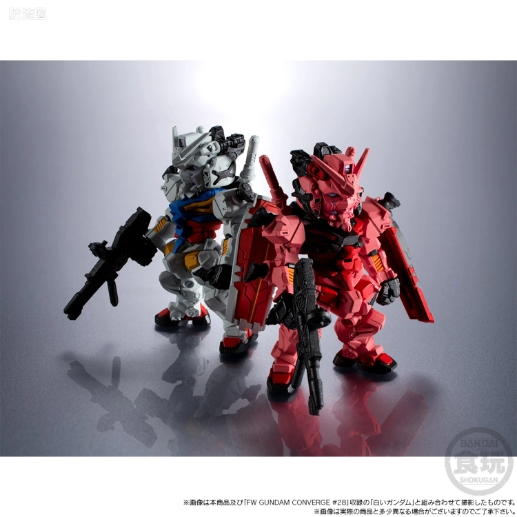 新FW系列食玩 GUNDAM CONVERGE CORE 红高达套装 - 图片