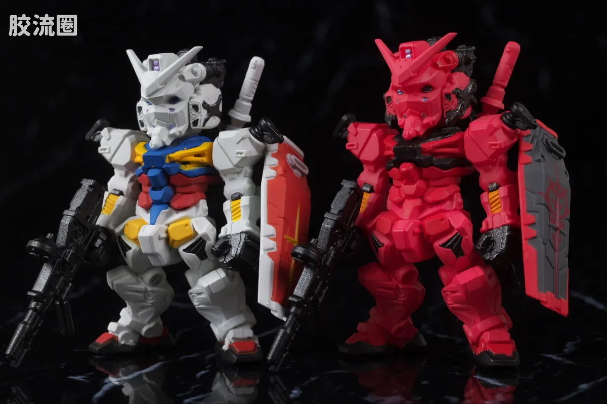 新FW系列食玩 GUNDAM CONVERGE CORE 红高达套装 - 图片