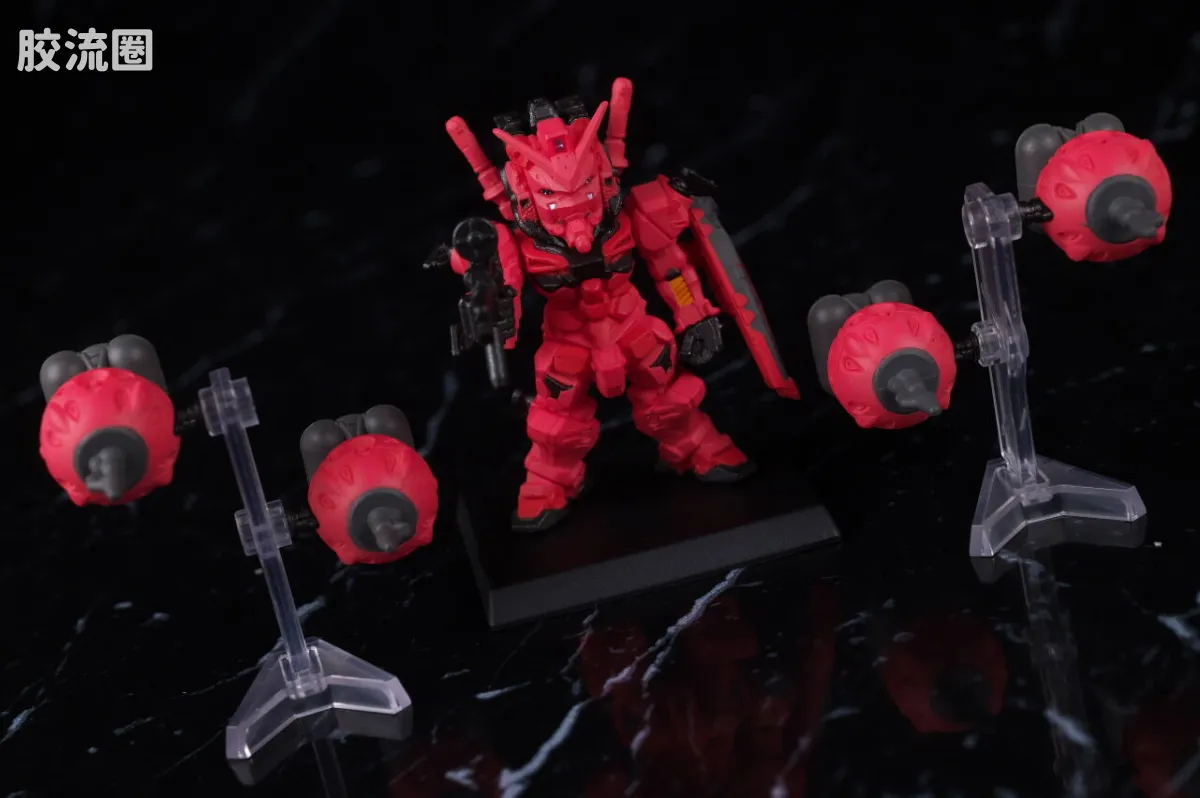 新FW系列食玩 GUNDAM CONVERGE CORE 红高达套装 - 图片