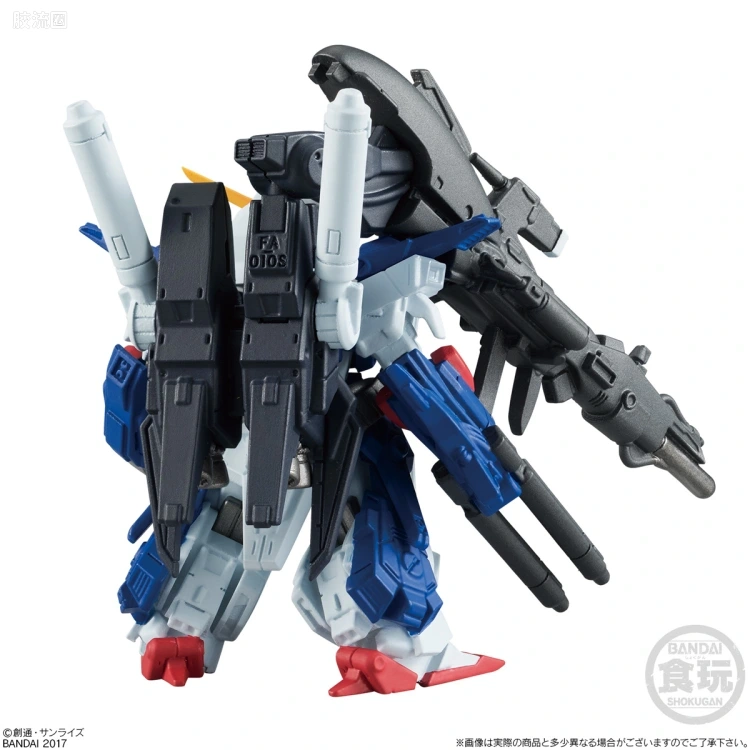 新FW系列食玩 GUNDAM CONVERGE EX EX21 全装甲ZZ高达 - 图片