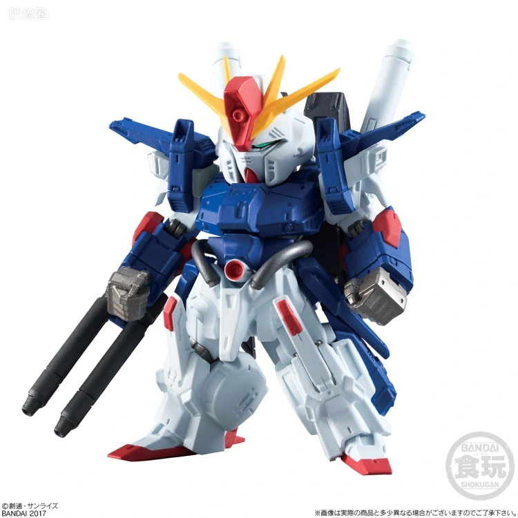 新FW系列食玩 GUNDAM CONVERGE EX EX21 全装甲ZZ高达 - 图片
