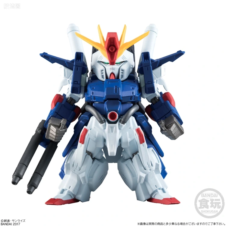新FW系列食玩 GUNDAM CONVERGE EX EX21 全装甲ZZ高达 - 图片