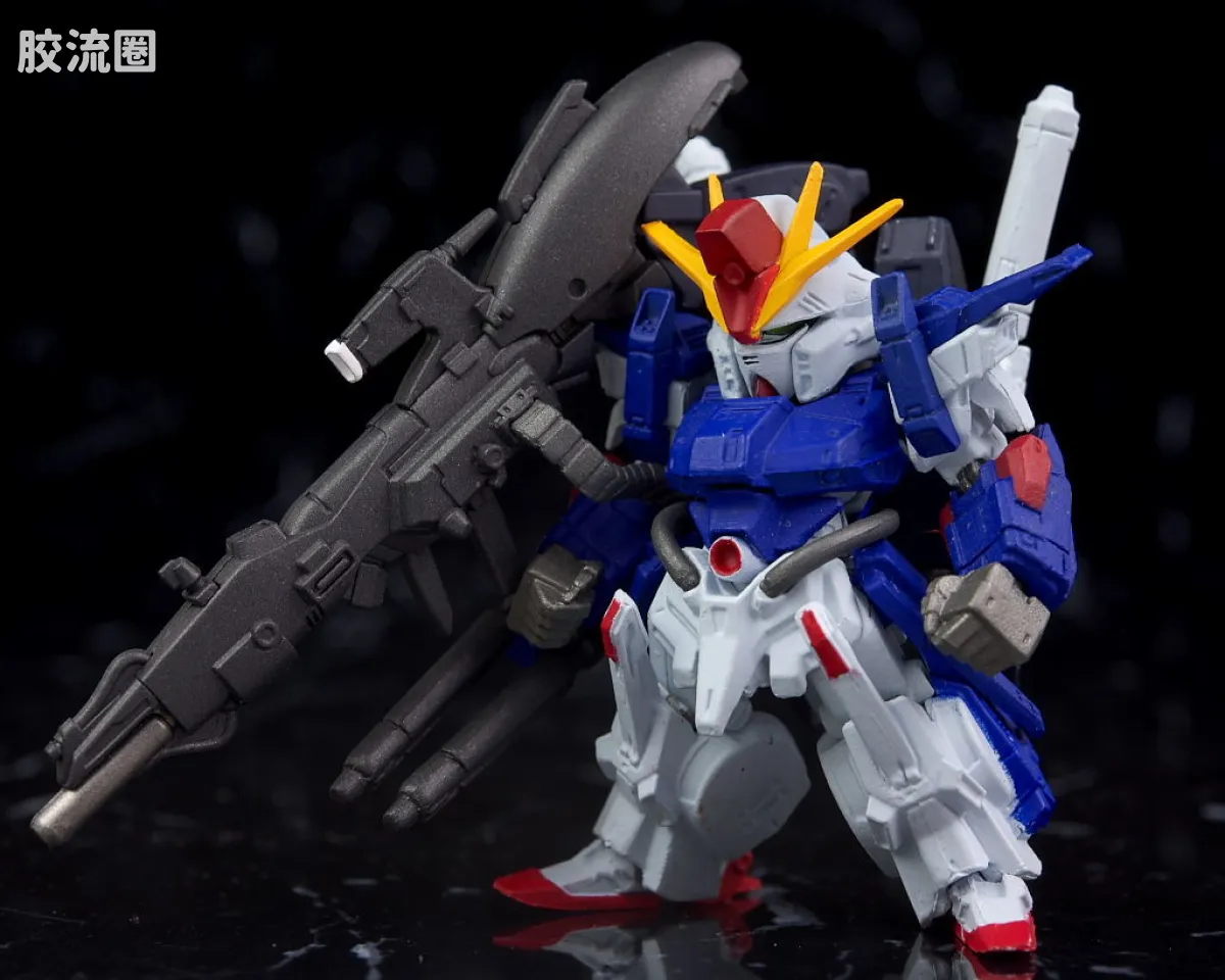 新FW系列食玩 GUNDAM CONVERGE EX EX21 全装甲ZZ高达 - 图片