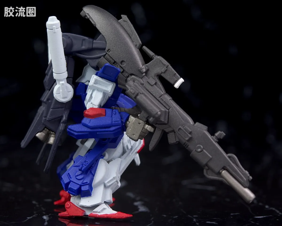 新FW系列食玩 GUNDAM CONVERGE EX EX21 全装甲ZZ高达 - 图片