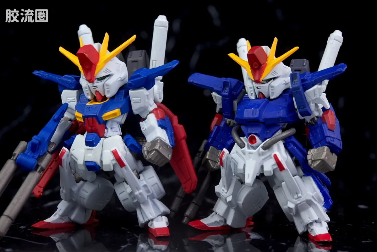 新FW系列食玩 GUNDAM CONVERGE EX EX21 全装甲ZZ高达 - 图片