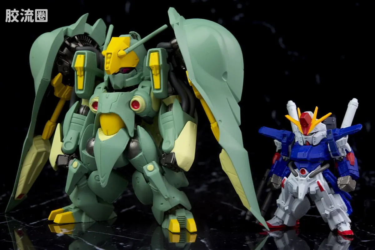 新FW系列食玩 GUNDAM CONVERGE EX EX21 全装甲ZZ高达 - 图片