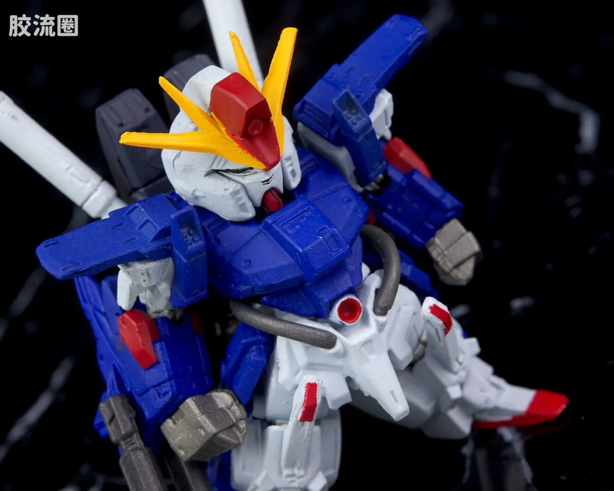 新FW系列食玩 GUNDAM CONVERGE EX EX21 全装甲ZZ高达 - 图片