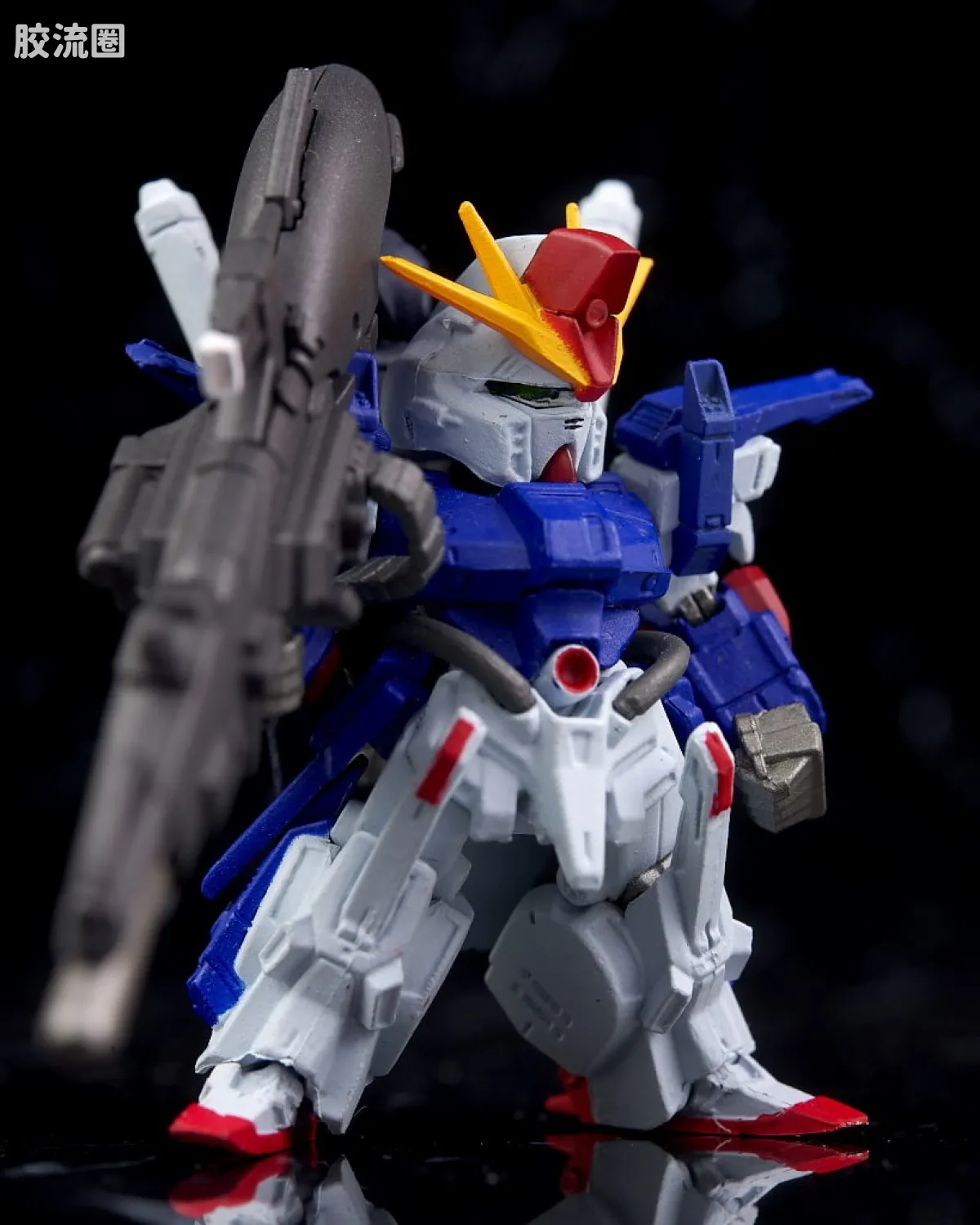 新FW系列食玩 GUNDAM CONVERGE EX EX21 全装甲ZZ高达 - 图片