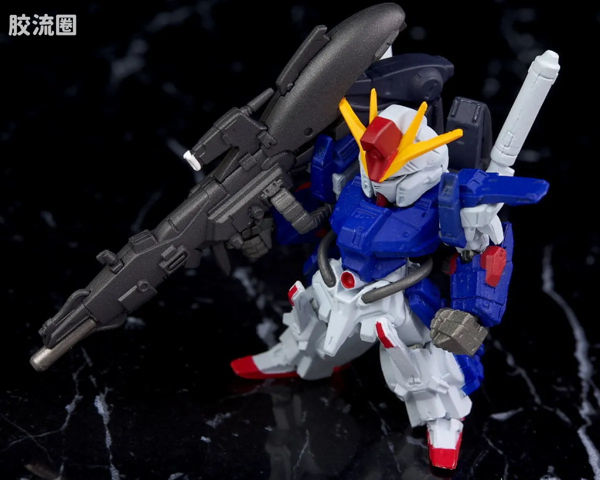 新FW系列食玩 GUNDAM CONVERGE EX EX21 全装甲ZZ高达 - 图片