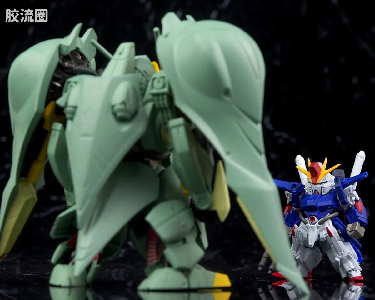 新FW系列食玩 GUNDAM CONVERGE EX EX21 全装甲ZZ高达 - 图片