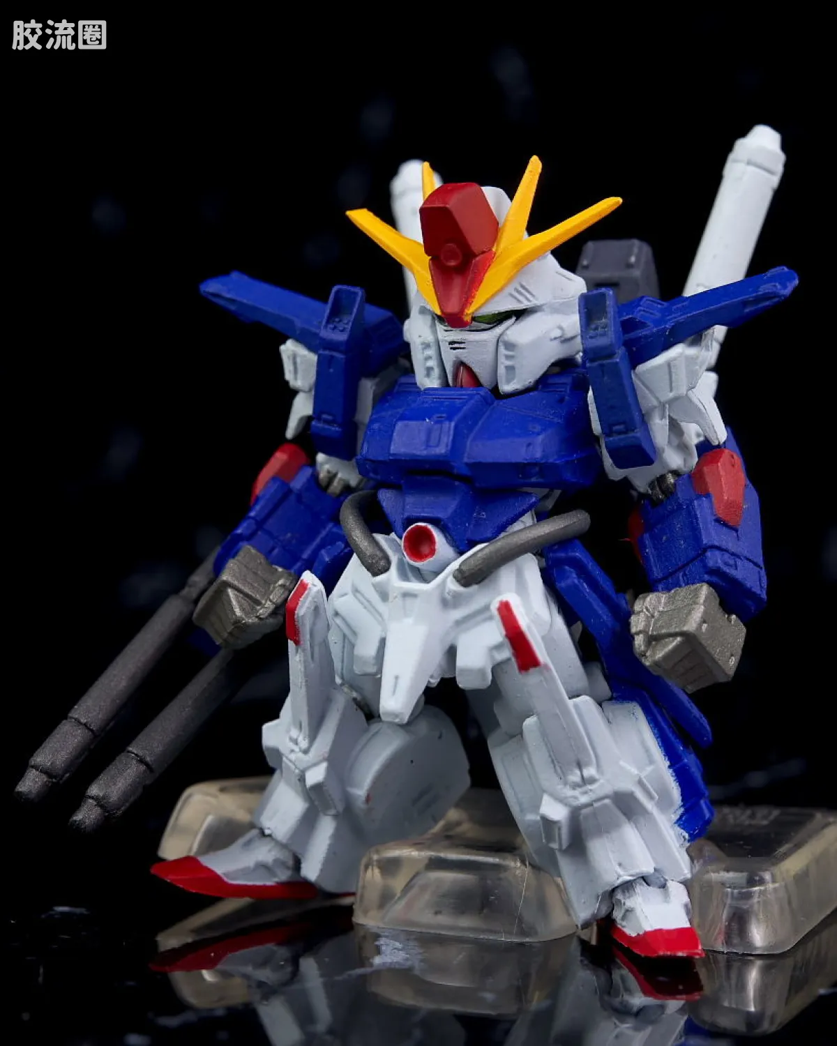 新FW系列食玩 GUNDAM CONVERGE EX EX21 全装甲ZZ高达 - 图片