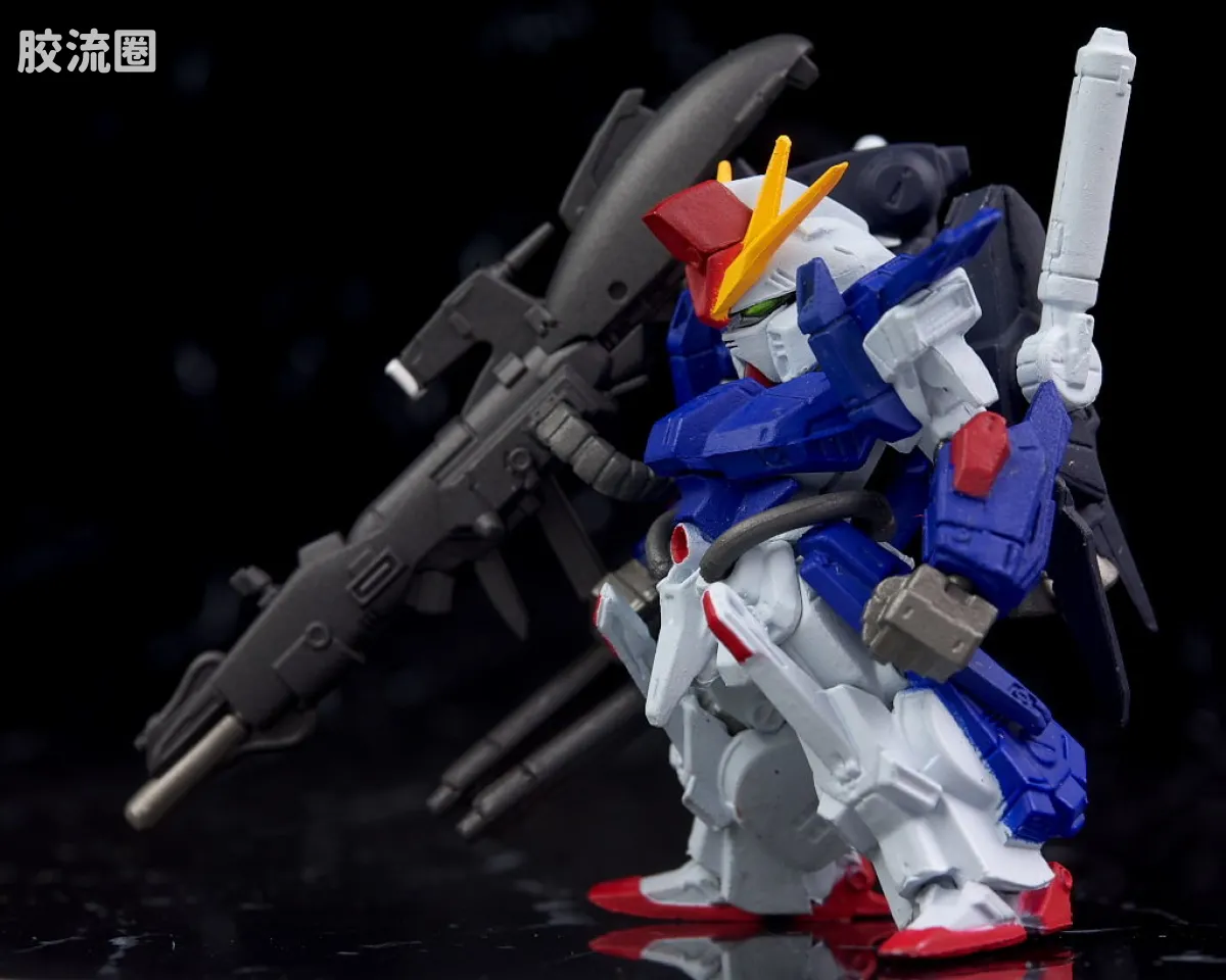 新FW系列食玩 GUNDAM CONVERGE EX EX21 全装甲ZZ高达 - 图片