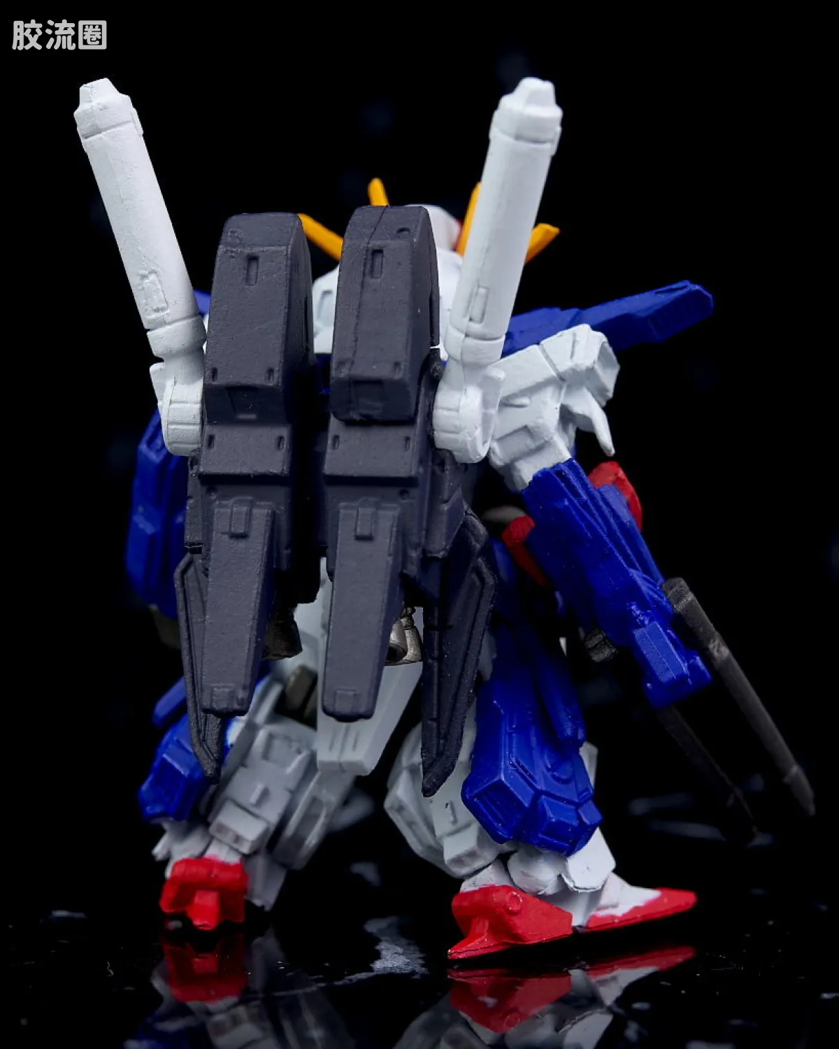新FW系列食玩 GUNDAM CONVERGE EX EX21 全装甲ZZ高达 - 图片